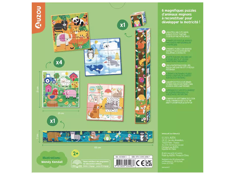 achat Mes cubes puzzle - Animaux mignons