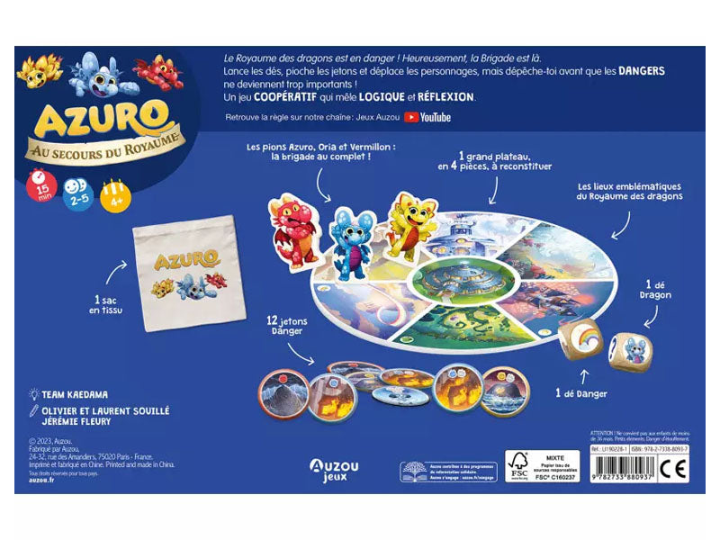 achat Grand jeu azuro - Il faut sauver le royaume !