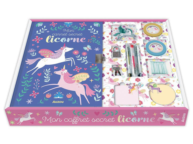 Achat Mon carnet secret licorne - Auzou
