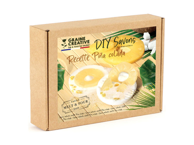 Achat Kit DIY Savons recette Piña colada