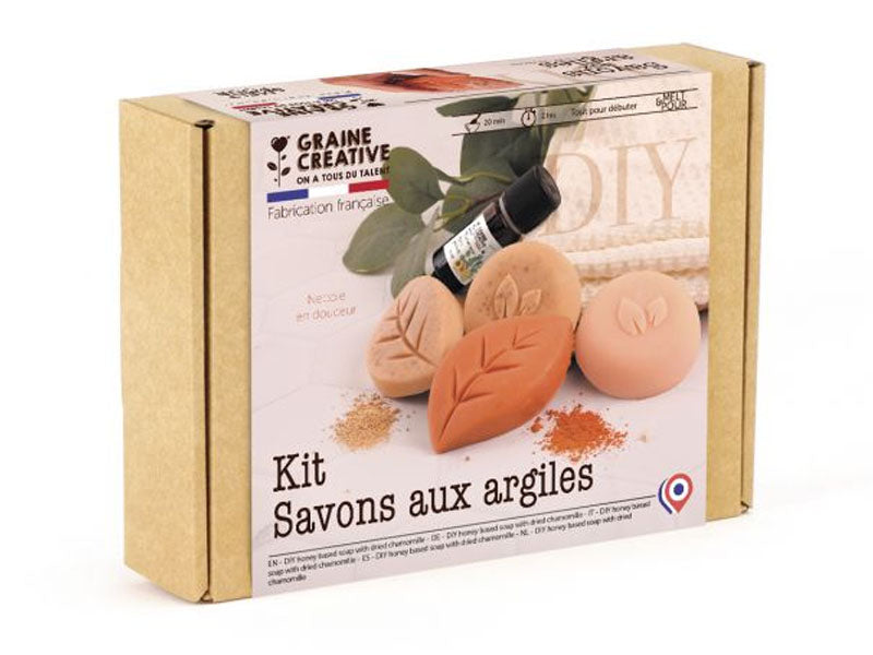 Achat Kit DIY Savons aux argiles