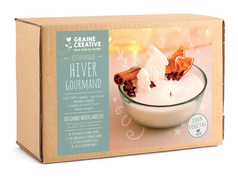 Achat Kit DIY bougie Hiver gourmand