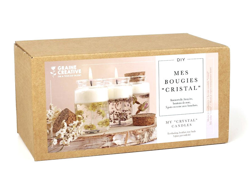 Achat Kit DIY Mes bougies "cristal"