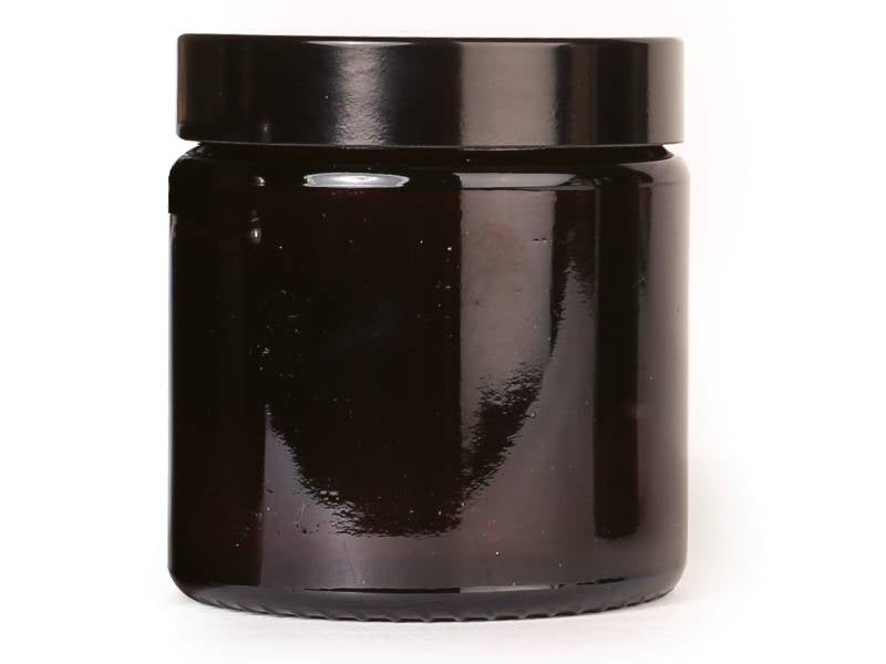Achat Pommadier en verre ambré pour bougie - 120 ml