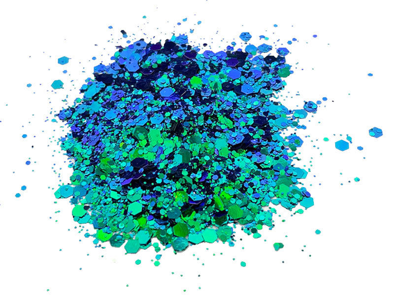 achat Paillettes pour Jesmonite 15 gr - Bleu saphir