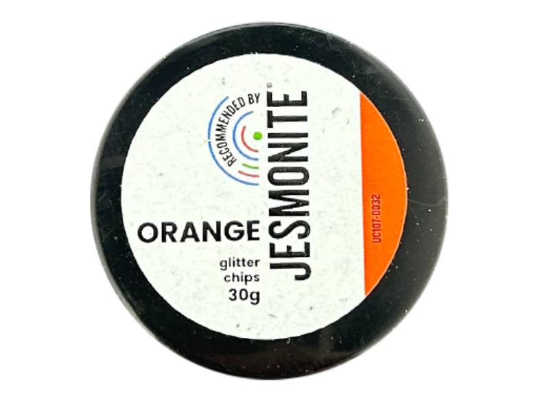 Achat Éclats de paillettes pour Jesmonite 30 gr - Orange