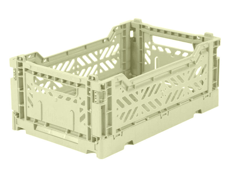 Achat Cagette en plastique empilable - Petite - Lime cream