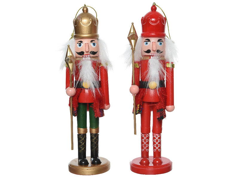 Achat Casse noisette - facile à suspendre - rouge et doré - 17 cm