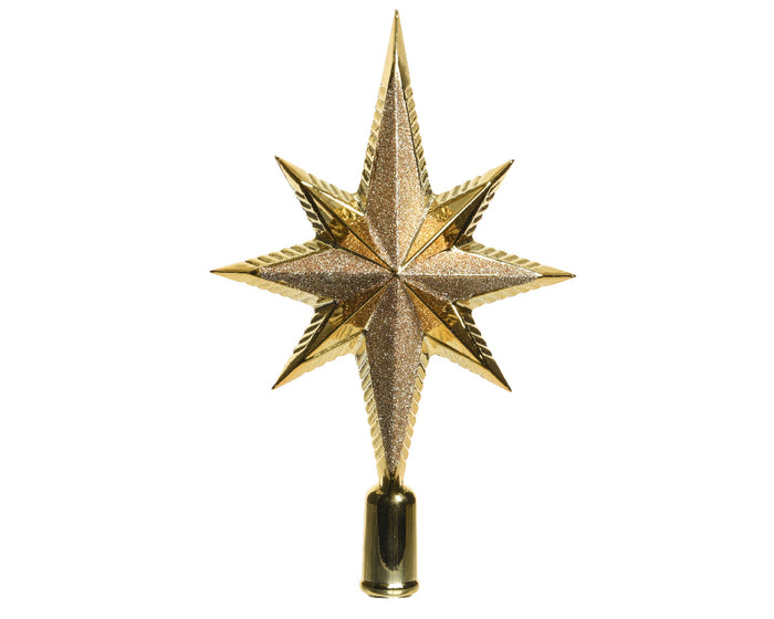 Achat Etoile pour sapin de Noël - Cimier incassable doré