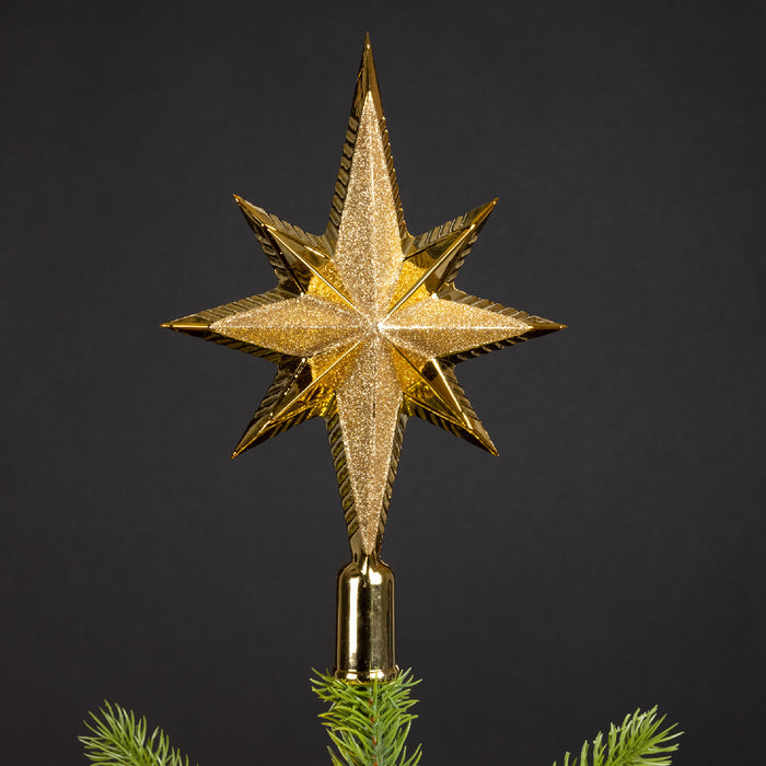 Achat Etoile pour sapin de Noël - Cimier incassable doré
