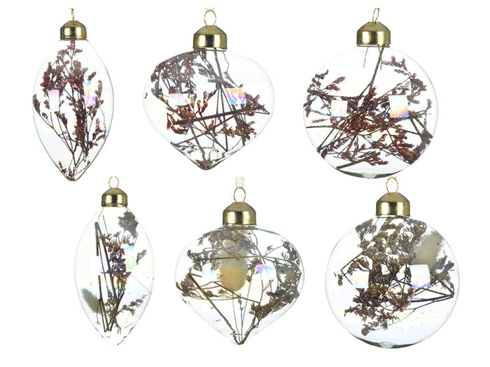 Achat Boule de Noël en verre - forme aléatoire
