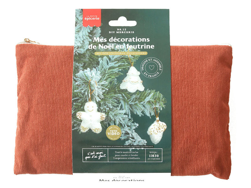 Achat Kit DIY Mercerie - Mes décorations de Noël en feutrine