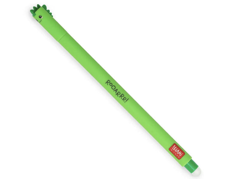Achat Stylo à encre gel verte effaçable - Dinosaure