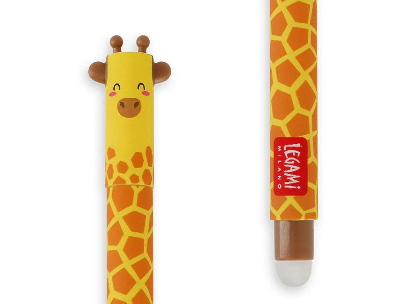 achat Stylo à encre gel noire effaçable - Girafe