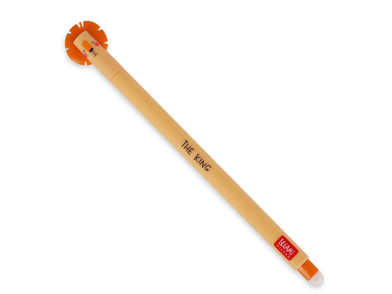 Achat Stylo à encre gel orange effaçable - Lion