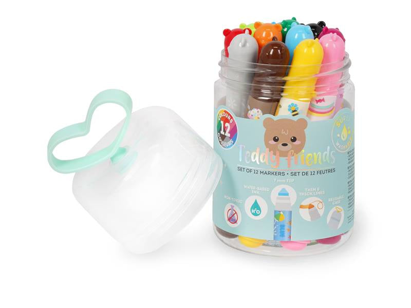 Achat Lot de 12 feutres Teddy Friends