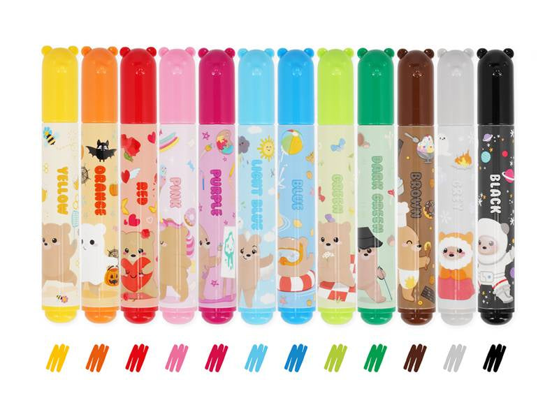 Achat Lot de 12 feutres Teddy Friends