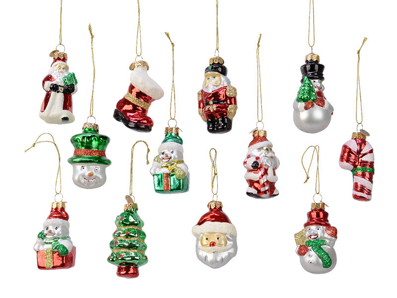 Achat Boule de Noël en verre aléatoire