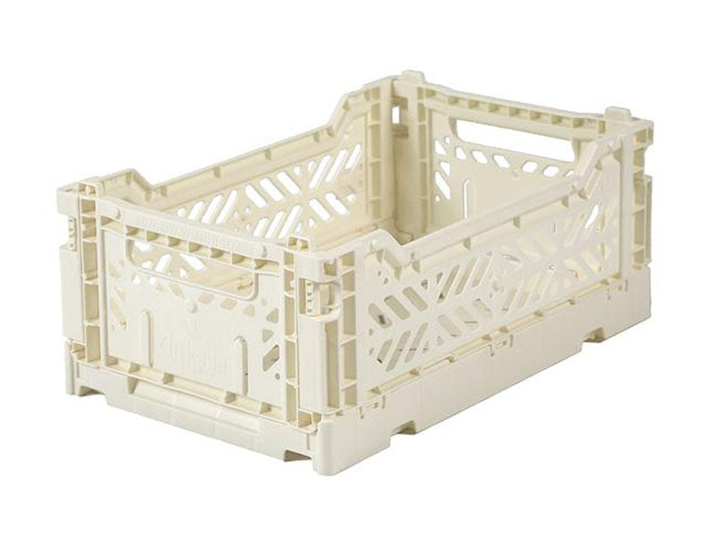 Achat Cagette en plastique empilable - Petite - Cream