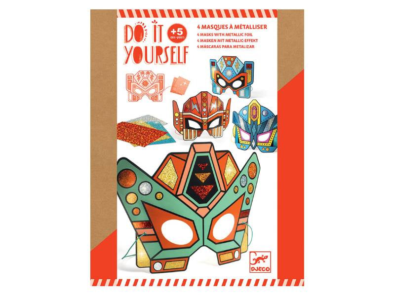 Achat Coffret DIY Masques super robots à métalliser