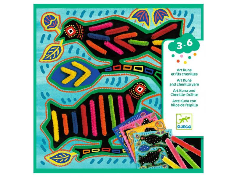 achat Coffret DIY Art Kuna et fils chenilles