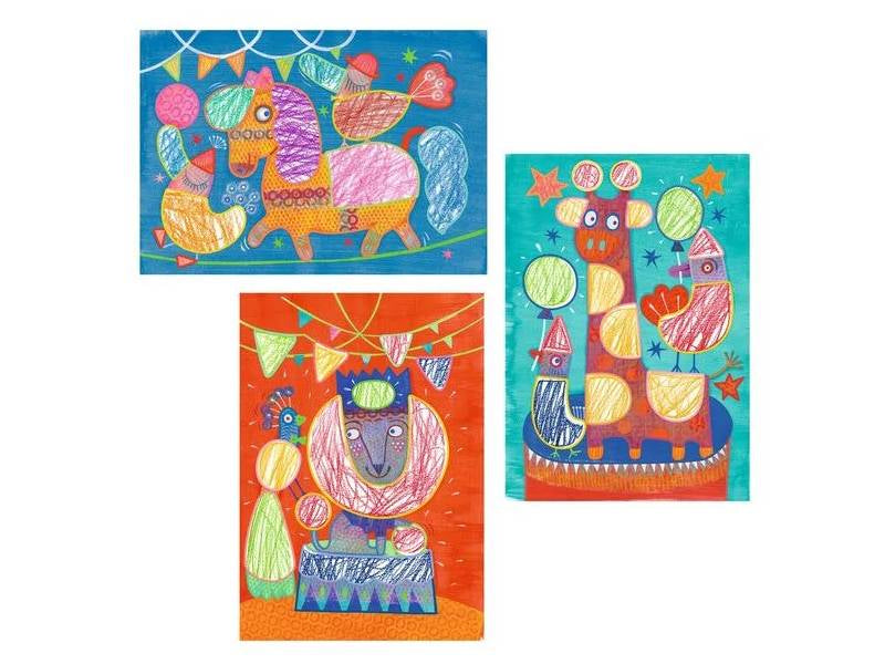 achat Coloriage pour les tout-petits - Funambule et balles