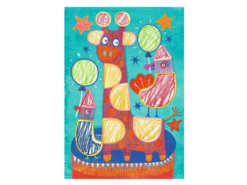 achat Coloriage pour les tout-petits - Funambule et balles
