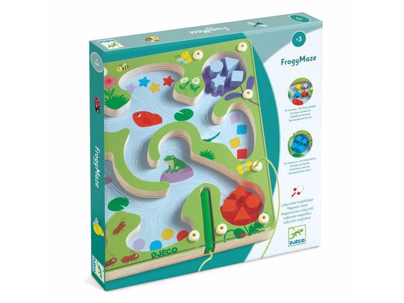 Achat Jeu éductaif en bois - Labyrinthe Frogy Maze