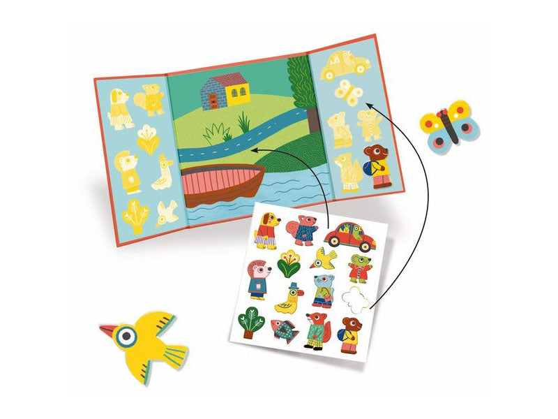 achat Pochette DIY pour les tout-petits - Stickers épais et repositionnables