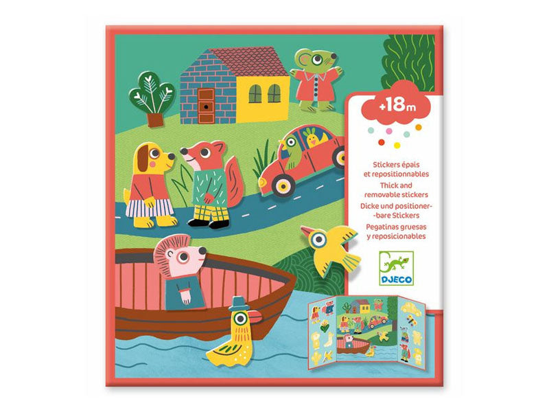 Achat Pochette DIY pour les tout-petits - Stickers épais et repositionnables