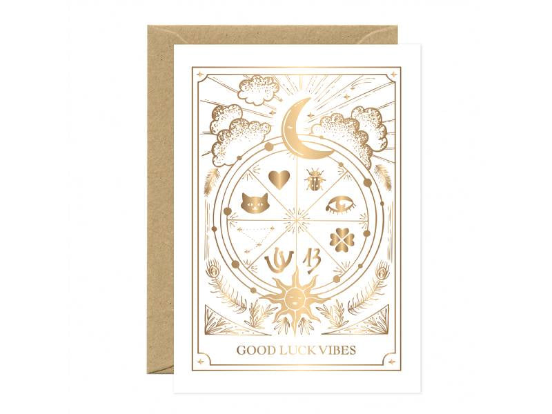Achat Carte aquarelle Good luck - ATWS