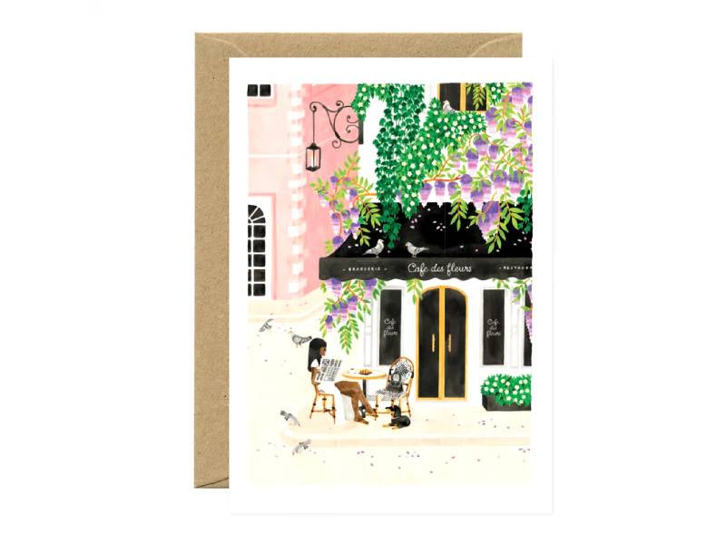 Achat Carte aquarelle Paris - ATWS