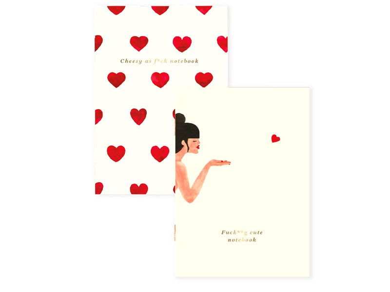 Achat Duo de Carnets A6 Bisou - ATWS