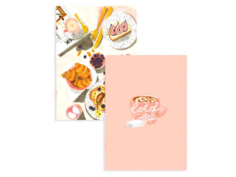 Achat Duo de Carnets A6 Brunch - ATWS