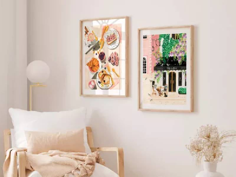 achat Affiche aquarelle - Brunch - 18 x 24 cm - ATWS