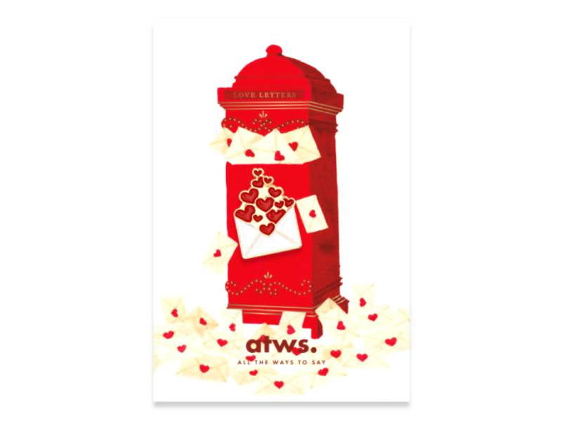 Achat Pin's Hearts Envelop - ATWS