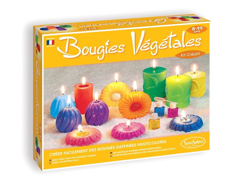 Achat Coffret fabrique à bougies végétales - Sentosphère