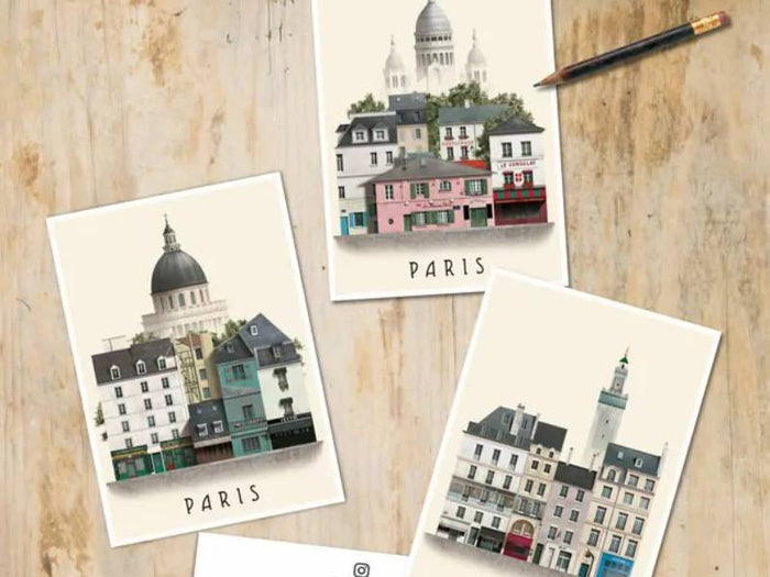 Achat Carte postale A6 Paris V - Martin Schwartz