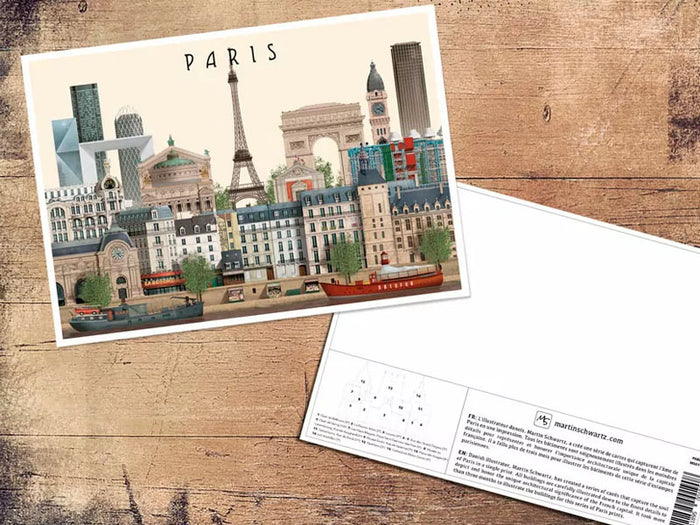 Achat Carte postale A5 Paris II - Martin Schwartz
