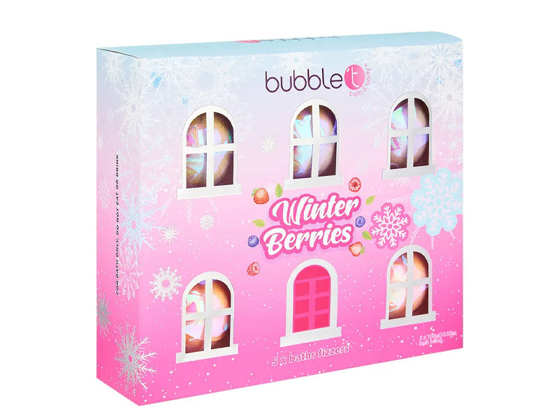 Achat Coffret Bombe de bain Winter Berries Fizzer - 5 x 100 g