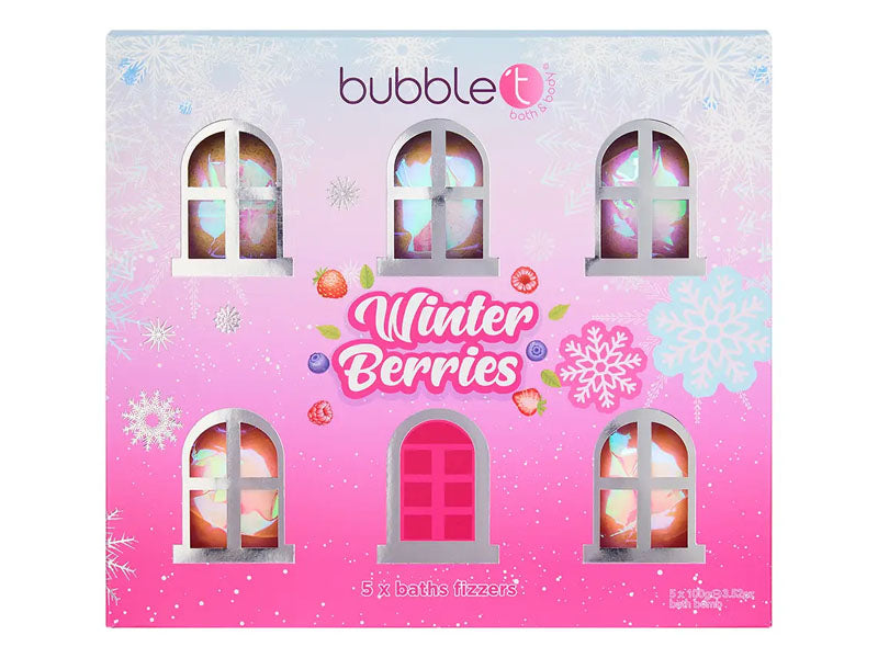 Achat Coffret Bombe de bain Winter Berries Fizzer - 5 x 100 g