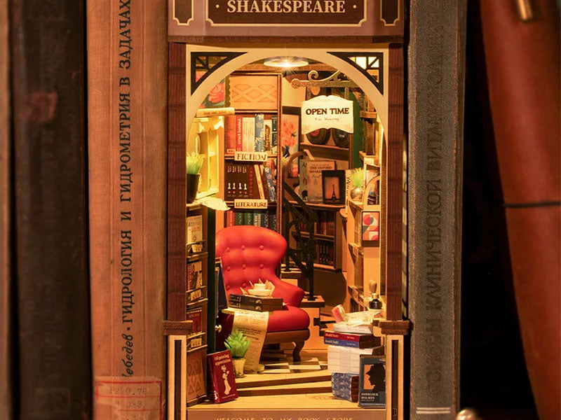 achat Book Nook - Pièce miniature - Bookstore
