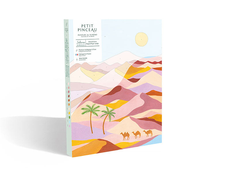 Achat Coffret peinture au numéro - Petit Pinceau - Sahara par Émilie De Castro