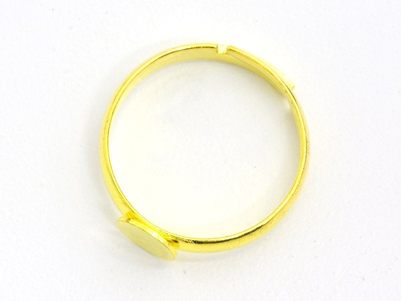 achat 1 support de bague à petit plateau - doré