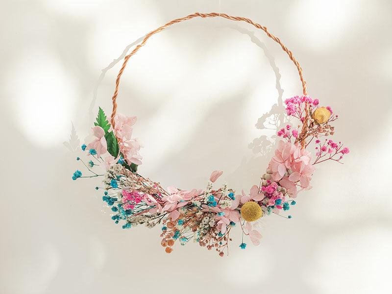 achat Kit DIY Home Déco - Ma couronne de fleurs séchées