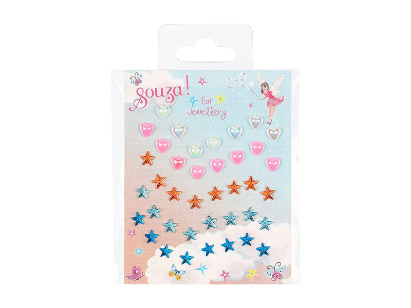Achat Boucles d'oreilles autocollantes 19 paires - Souza