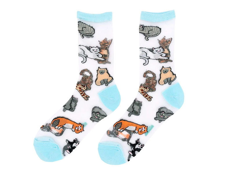 Achat Chaussettes transparentes Miaou - Coucou Suzette