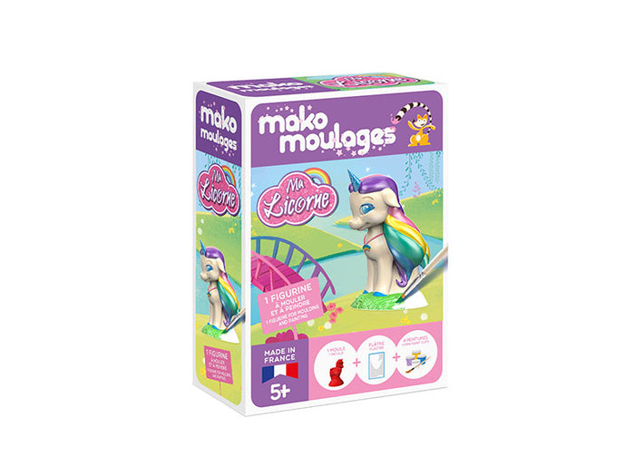 Achat Mako moulages : Ma licorne arc-en-ciel
