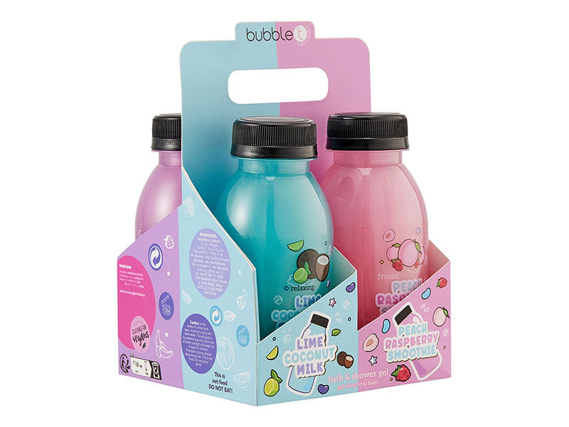 Achat Set de 4 gels douche Smoothie - Bubble T Cosmetics