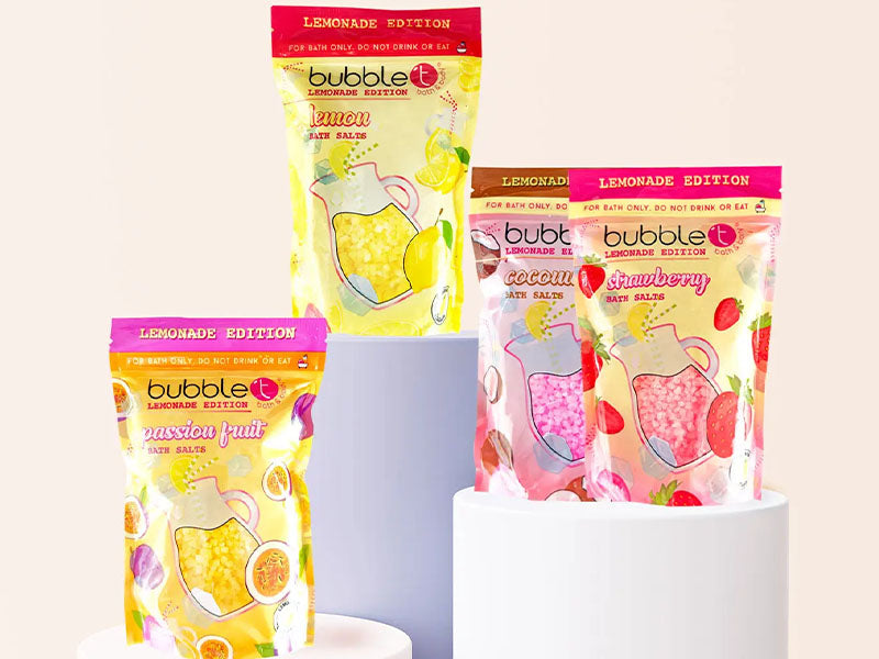 achat Sels de bain Limonade au citron - Bubble T Cosmetics